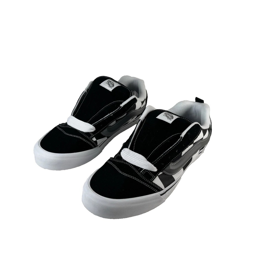 Vans Knu Skool Sneakers Mega Check Black/White VN0009QCCJJ Men 5.5/ Wmn 7 - Picture 5 of 5